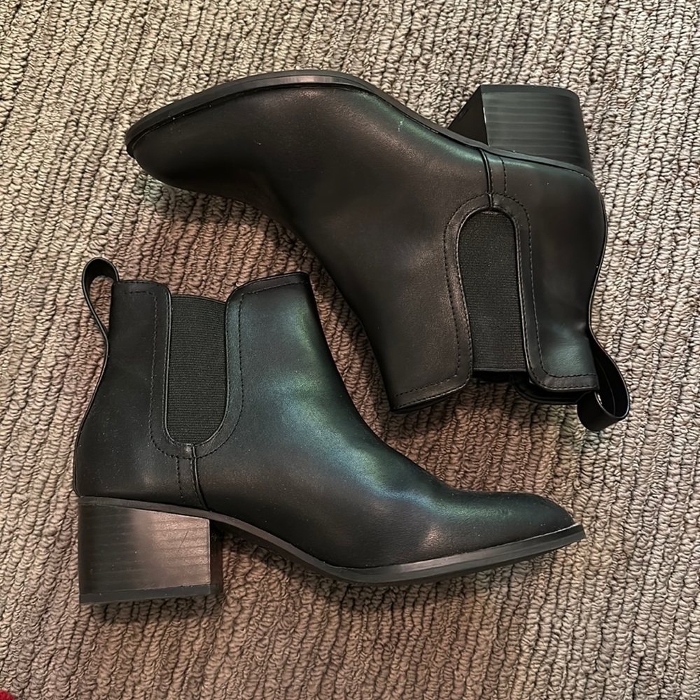 A New Day Black Booties. Size 7.5. Worn once.